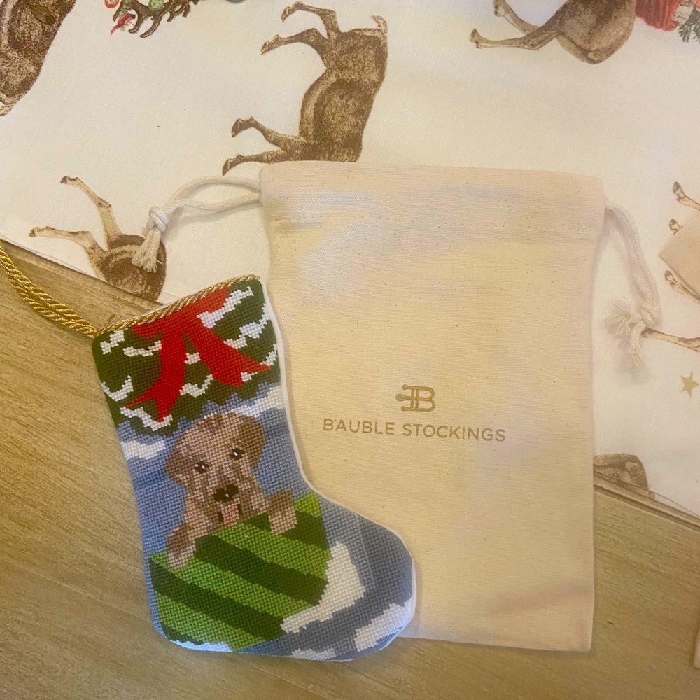 Brand new Bauble Stocking / Current Retails $85